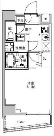 S-RESIDENCE両国parksideの物件間取画像